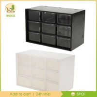 9 Ngăn Kéo Hệ Thống Hộp Nhựa Hộp Dụng Cụ Tổ Chức Đa Năng Tủ Bảo Quản