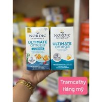 90 viên Kẹo nhai hỗ trợ trí nhớ cho bé bổ xung DHA Nordic Naturals 636mg omega3