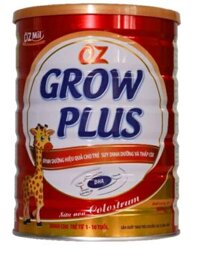 \900gr/hộp] Sữa bột Oz Grow Plus cho trẻ suy dinh dưỡng và thấp còi. HSD T11-2023