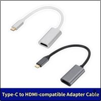 [9031] Cáp chuyển đổi chuyển đổi tương thích Type-C sang HDMI loại di động Hợp kim nhôm cho máy tính bảng điện thoại