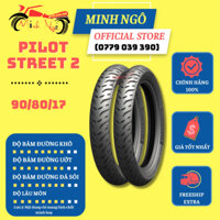 (90/80-17) Vỏ xe Michelin Pilot Street 2 90/80-17 M/C TL cho dòng xe số - Vỏ không ruột