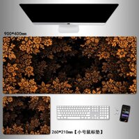 90cm * 40cm Mắt Khỏa Thân 3D Hoa Miếng Lót Chuột Kích Thước Lớn Chống Bụi Bẩn Có Thể Giặt Bàn Làm Việc Bàn Học Sinh Sổ Tay Bàn Phím Pad