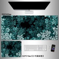 90cm * 40cm Mắt Khỏa Thân 3D Hoa Miếng Lót Chuột Cao Cấp Kích Thước Lớn Chống Bụi Bẩn Có Thể Giặt Bàn Làm Việc Bàn Học Sinh Sổ Tay Bàn Phím Pad
