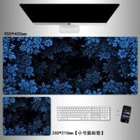 90cm * 40cm Mắt Khỏa Thân 3D Hoa Miếng Lót Chuột Kích Thước Lớn Chống Bụi Bẩn Có Thể Giặt Bàn Làm Việc Bàn Học Sinh Sổ Tay Bàn Phím Pad
