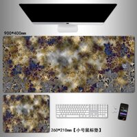 90cm * 40cm Mắt Khỏa Thân 3D Hoa Miếng Lót Chuột Kích Thước Lớn Chống Bụi Bẩn Có Thể Giặt Bàn Làm Việc Bàn Học Sinh Sổ Tay Bàn Phím Pad