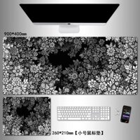 90cm * 40cm Miếng lót chuột 3d thịnh vượng ngang hàng Tấm lót bàn máy tính Kích thước lớn Tấm lót bàn học sinh chống bụi bẩn chống trượt