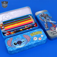 [91% Đánh giá tích cực] Hộp bút sắt hai lớp mới của Disney Elsa, hộp bút Spider-Man, túi bút cho trường tiểu học và mẫu giáo, đa chức năng 3.2