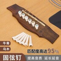 91% Tỷ Lệ Khen ngợi Dây Đàn Guitar Acoustic Móng Tay Xương Bò Dây Cố Định Nón Đồng Gỗ Mun Dây Bài Nailer Nối Dài Duy Trì Dây Cố Định Âm Thanh Bộ Móng Tay