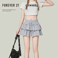 #913 Chân Váy 2 Tầng Chất Cotton Da Cá Hot Trend - Chân Váy Xếp Ly 2 Tầng Có Lót Trong Hàng QCCC