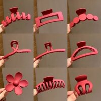 [9138 Lời khen ngợi của mọi người] Phụ kiện tóc năm mới Màu đỏ Kẹp tóc phía sau Người ảnh hưởng 2024 Thu Đông Kẹp cá mập Mũ đội đầu Kẹp tóc Nữ 3.26