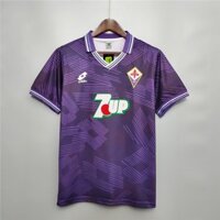 92-93 Fiorentina Sân khách sân nhà Retro Bóng đá Jersey
