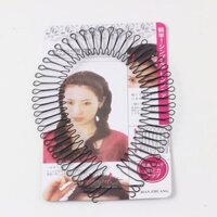 9.2 Cài Xước Tóc Con Cố Định Lò Xo Co Giãn Màu Đen