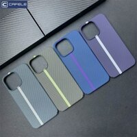[92% khen ngợi] Ốp điện thoại bằng sợi Carbon dùng cho Apple 16promax Kevlar Ốp cứng 14Pro siêu mỏng mờ iPhone15