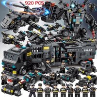 [920 CHI TIẾT] BỘ ĐỒ CHƠI XẾP HÌNH LEGO CẢNH SÁT,Lắp Ghép OTO, ROBOT, Lắp Ráp Lego Xe Swat, Trực Thăng, Máy Bay nghia35