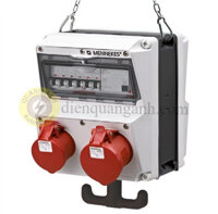 922313 – Bộ Liên Hợp Ổ cắm Công Nghiệp 1x(CEE 32A-5P-400V + MCB-32A-3P-C) + 1x(CEE 16A-3P-230V-IP67 + MCB-16A-1P-C) + RCD 40A-4P IFN= 0,03A