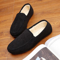 925 Người Nam Đậu Hà Lan Giày Lông Cừu Ấm Cotton Giày Vải Giày Giày Vải Giày Hợp Thời Trang Giày Lười Nam 50117