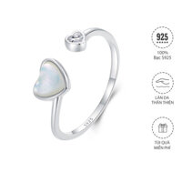 925 Sterling Sliver Stud Earrings Loved White Shell Heart Shaped Design Series Jewelry Gifts for Women