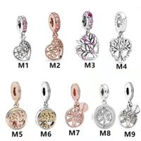 925Bạc Pandora Dream Dora Rose Golden Tree Of Life Cây Gia Đình Cây May Mắn Cây Tình Yêu Mặt Dây Chuyền