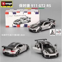 [925HOT] Mới Bburago1:64 mô hình xe hợp kim mô phỏng cao cấp mô hình xe Porsche 911 SF90 Bugatti đồ trang trí đồ chơi bộ sưu tập NWBJ