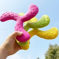 93% Tỷ Lệ Khen ngợi Chó Ngoài Trời Frisbee Golden Retriever Teddy Răng Hàm Cắn Ném Nổi Đồ Chơi Thú Cưng Cao Su Phi Tiêu fp3,30