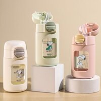94% Tỷ Lệ Khen ngợi Snoopy Trẻ Em Cốc Nước Trường Chuyên Dụng Bà Bầu Ống Hút Bé Trai Bé Gái Học Sinh Tiểu Học Chống Sốc Bình Nước Giữ Nhiệt Trẻ Em Cốc 032