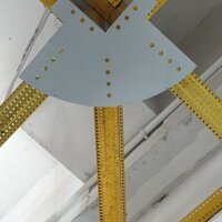 94% Tỷ lệ khen ngợi Tấm thạch cao Góc trần Chống nứt Dụng cụ tiện dụng Thép nhẹ Keel Gỗ Keel Chống nứt Mã góc Đầu nối góc trần