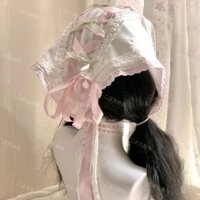 [9498 Người Đã Thu Thậ] Ballet Mùa Xuân ~ Băng Đô Ren Ngọt Ngào KiểBallet PháDành Phụ Nữ Khăn Quàng Tam GiáMùaè Bãi Biển