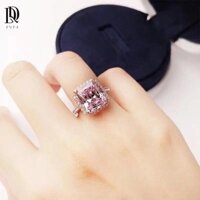 950 Nhập Khẩu Bút Moissanite Kim Cương Nhẫn 5 Carat Đá Quý Lớn Phóng Đại Vuông Hồng Kim Cương Thời Trang Phù Hợp Với Nhẫn Nữ20240330