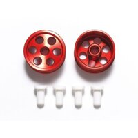 95516 Phụ Kiện Mini 4WD HG ALUMINUM REVERSIBLE WHEELS FOR LOW PROFILE TIRES (SUPER X & XX, RED/2PCS.)