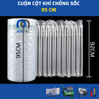 [95cm] Cuộn100M ,50m Bao bì túi nilon bọc khí, cột khí bơm hơi chống sốc Airpac đóng gói, bọc hàng dễ vỡ kích thước 95cm