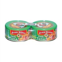 (96% Ảnh Thật) 👉 Cá ngừ ngâm ớt Chilli Tuna Ayam Brand- Thái Lan 👉 lốc 2 hộp x 160g