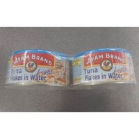 (96% Ảnh Thật) 👉 Cá ngừ xắt lát ngâm nước ít béo Tuna Flakes in Water Ayam Brand- Thái Lan 👉 lốc 2 hộp x 150g