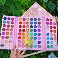 96 Màu Phấn Mắt Bảng Ngọc Trai Matte Sequin Phấn Mắt Nhiều Màu Trang Điểm Giai Đoạn Châu Âu Mỹ