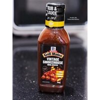 (96% Tốt Thật) 👉  Sốt Ướp BBQ Vị xông khói Mccormick Grill Mates - Thái Lan 👉  500g