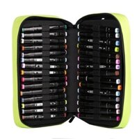 96% Tỷ Lệ Khen ngợi 60 Màu Di Động Dung Tích Lớn Bút Đánh Dấu Hộp Đựng Tranh Bút Chì Di Động 60 Màu Bút Đánh Dấu Hộp Bảo Quản 3.3