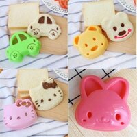 967 Người Bộ Sưu Tập Hoạt Hình DIY Sandwich Khuôn Mèo / Gấu Nhỏ / Ô Tô 3 Phong Cách Cho Bé Trái Tim Tình Yêu Bento Cơm Bóng Khuôn Sushi Bộ 3.C14