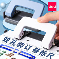 97% Đánh giá tích cực Máy đục lỗ đôi Deli Máy đục lỗ nhỏ Máy đóng sách Máy đóng bìa rời Máy đục lỗ vòng thủ công Máy đục lỗ hai lỗ/3.12