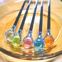 [97% Đánh giá tích cực] Thìa khuấy kim cương tay cầm dài 22cm thìa cà phê thẩm mỹ cao