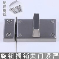 97% Tỷ Lệ Khen ngợi Thép Không Gỉ Bề Mặt Gắn Núm Pin Cửa Bu Lông Chốt Cửa Khóa Cửa Phòng Tắm Cửa Gỗ Chống Trộm Cửa Phòng Cửa Bề Mặt Bu Lông