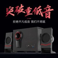 98 2.1 Gỗ Overweight Subwoofer Điện Thoại Di Động Cắm Bluetooth Âm Thanh USB Máy Tính Xách Tay Đ