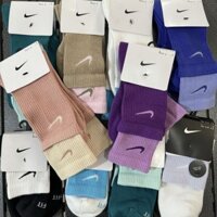 [98% Đánh giá Tích cực] Tất Yoga Giả Hai Đôi Unisex Nike, Tất Bóng Rổ, Tất Thể Thao DD2795 DH4058