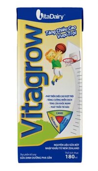 (988) VITADAIRY sữa bột pha sẵn vita grow 110ml - Hộp