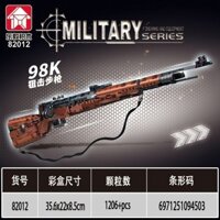 98K Bắn Tỉa Khối Xây Súng Bé Trai Và Trẻ Em Tương Thích Lego Súng Trường Hội Cắm Giáo Dục Súng Đồ C
