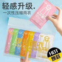 [99% Đánh giá Tích cực] Áo mưa dùng một lần, di động, dày dạn, cho khu du lịch, đi bè, du lịch ngoài trời, kiểu áo mưa bỏ túi, mẫu mới WU6X