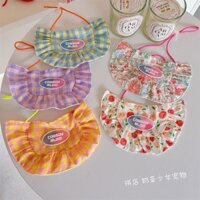[99% Đánh giá Tích cực] Khăn quàng cổ cho chó cưng, khăn choàng cho chó nhỏ, chó con, mèo, phụ kiện 5DPX