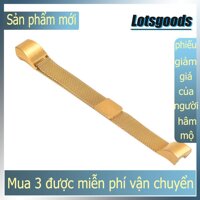 {9.9 Hot Sale Festival}Metal Wrist Strap Protective Shell Band for Xiaomi Mi Band 2 Miband 1A 1S (Gold)