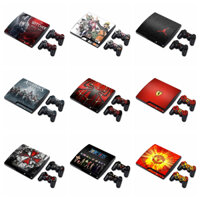 99 Loại Họa Tiết PS3 Slim Sony Playstation 3 Console Skin Set Vinyl Decal Sticker Với 2 x Bộ Điều Khiển Không Dây Miếng Dán