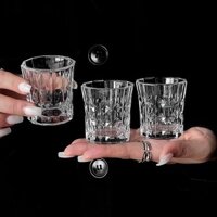 【9.9/8Chỉ】Ly rượu hình kim cương mới, ly rượu trắng hình kim cương, bình decanter, ly thủy tinh gia đình, ly rượu