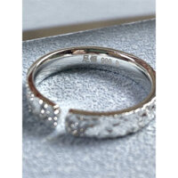 999 Nhẫn Bạc Nguyên Chất Nghiền Đá Cặp Đôi Gypsophila Sterling Bạc Nhấp Nháy Đồng Bằng Nhẫn Nam Nữ Nhẫn Cặp Đôi Quà Tặng