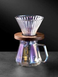 9E Bàn Tay Pha Cà Phê Set Cao Borosilicate Glass Coffee Sharing Kettle Dụng Cụ Pha Cà Phê Tại Nh